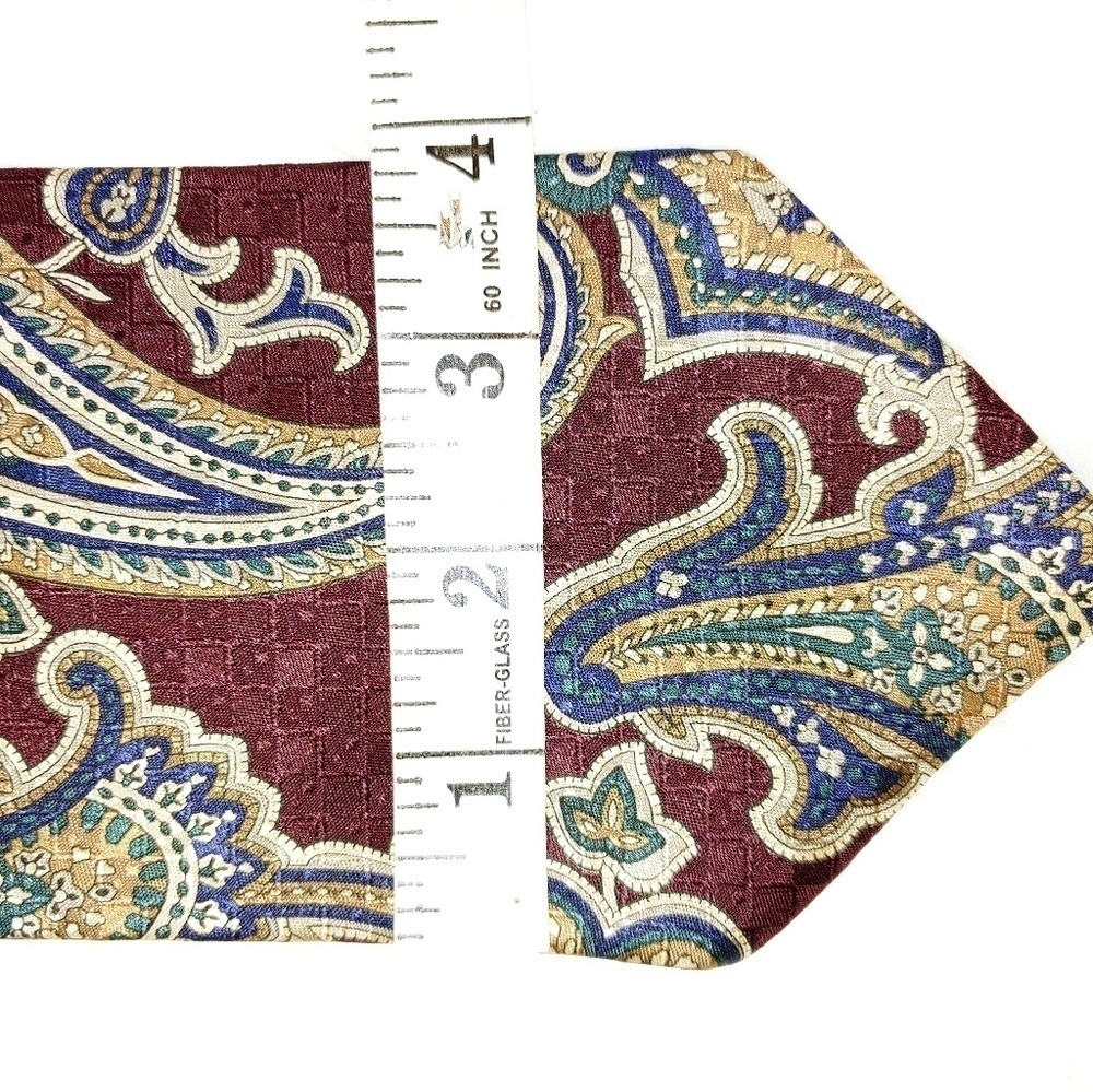 Vintage Oak Creek Italian Silk Tie 56" - Picture 4 of 4